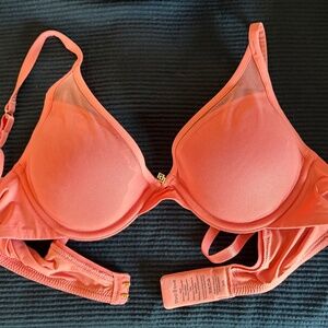 ThirdLove 24/7 Uplift Plunge Bra - 34B  (Color: CORAL)